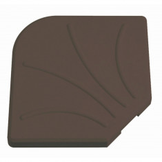Baza pentru umbrela de gradina 25 kg, 47 x 47 x 5.5 cm, ciment, maro
