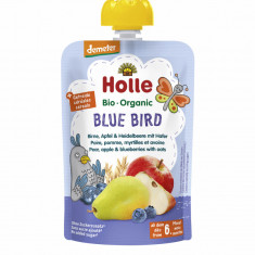 Blue Bird - Piure BIO de pere, mere si afine cu ovaz 100g