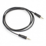 CABLU AUDIO / AUX, JACK 3,5mm - JACK 3,5mm, 1 metru ,NEGRU Bulk