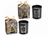 Cumpara ieftin Set 2 lumanari parfumate Craciun 9x9x10.5 cm