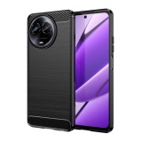 Husa carbon compatibila realme c67 4g, tech antisoc, negru