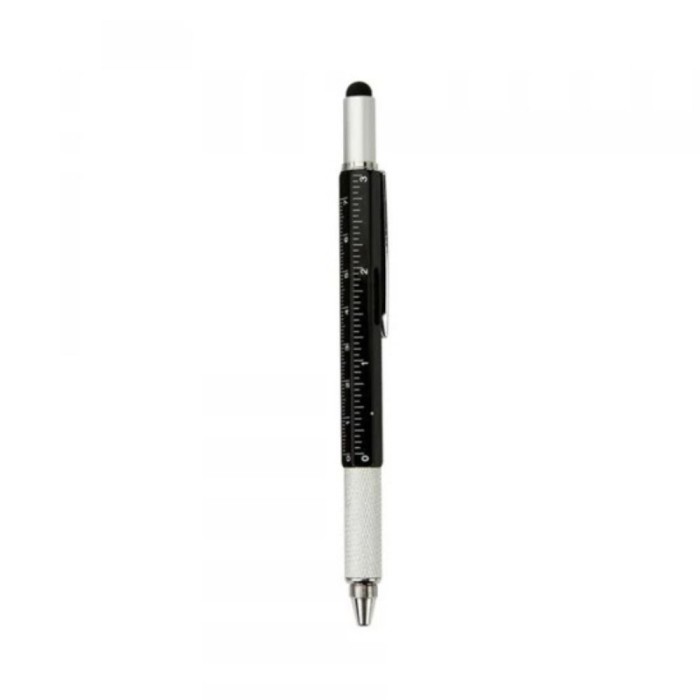 Pix multifunctional 6 in 1, One Pen Show, realizat din metal/ aliaj din aluminiu, foarte rezistent, elegant si atragator