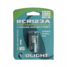 Baterie reincarcabila Olight RCR123A 650mAh 3.7V Conținutul pachetului 1x Blister foto