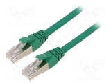Patch cord ETHERLINE&reg; Cat.6a S/FTP LAPP cu cablu cupru LSZH verde