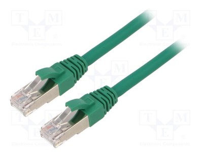 Patch cord ETHERLINE&amp;reg; Cat.6a S/FTP LAPP cu cablu cupru LSZH verde foto