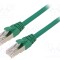 Patch cord ETHERLINE&reg; Cat.6a S/FTP LAPP cu cablu cupru LSZH verde