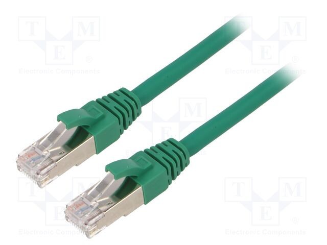 Patch cord ETHERLINE&reg; Cat.6a S/FTP LAPP cu cablu cupru LSZH verde