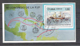 Cuba 1982 Ships, perf. sheet, used AA.012, Stampilat