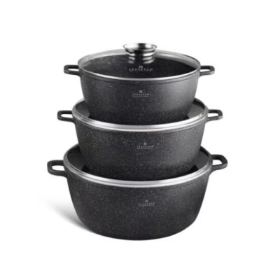 Set 6 piese Oale Aluminiu Strat Antiaderent Edenberg EB-8151 DNC57027 foto