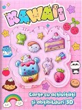 Kawaii. Activitati si abtibilduri 3D, Flamingo Junior