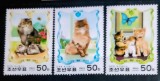 Coreea 2000 pisici de ras&aacute; fauna ,animale serie 3v. neștampilat Korea 2000, Nestampilat