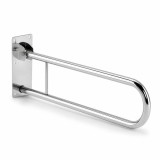 Bară de sprijin pliabilă pentru baie Chrome