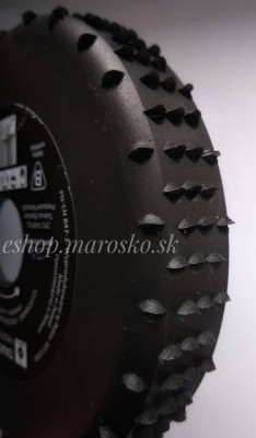 Disc rașpel cupă 120mm pentru polizor unghiular T41/120, ax 22,2mm foto