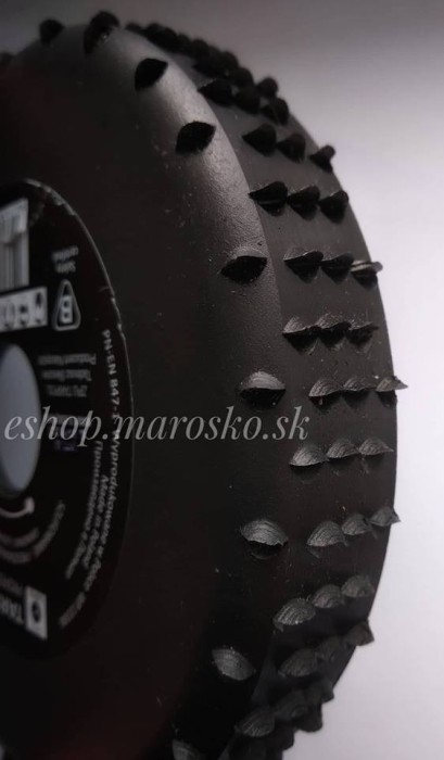 Disc rașpel cupă 120mm pentru polizor unghiular T41/120, ax 22,2mm