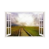 Autocolant decorativ, Fereastra, Multicolor, 83 cm, 514STC