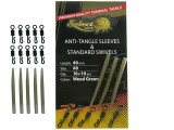Select Baits Anti-tangle Sleeves and Standard Swivels 40mm/Nr.8