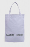 Cumpara ieftin Samsoe Samsoe poșetă culoarea violet