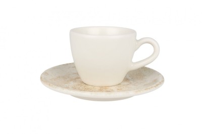 Bonna Nacrous - Ce&amp;Egrave;ti de espresso &amp;Egrave;i farfurie - 80.0 cc - Por&amp;Aring;&amp;pound;elan - 6er set foto