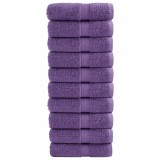 vidaXL Prosoape oaspeți premium SOLUND 10 buc violet 30x50 cm 600 gsm