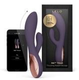 Vibrator Lelo INA Thrust, Control Aplicatie Mobila, Silicon, USB, Mov, 19.5 cm