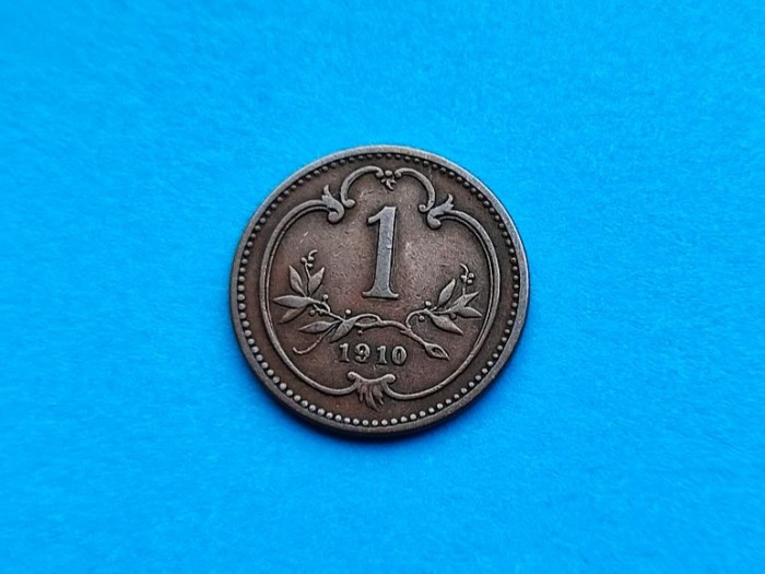 1 Heller 1910 Austria-stare buna!