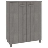 Cumpara ieftin Pantofar, gri deschis, 85x40x108 cm, lemn masiv de pin