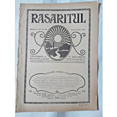 Revista Rasaritul, anul V, nr.17-20/1923 (din cuprins, versuri de V.Militaru)