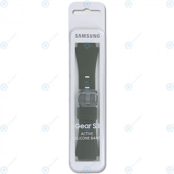 Banda de silicon Samsung Gear S3 Active kaki ET-YSU76MGEGWW foto