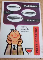 C9 42 - 1973 - Calendare de buzunar - reclama consum peste oceanic
