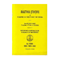 Buletinul Stiintific al Academiei de Stiinte Tehnice din Romania - Rezistenta Materialelor, Nr. 1/1999