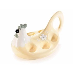 Platou ceramica oua 24x17x13.5 cm