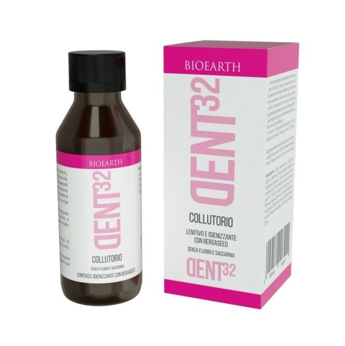 Apa de gura Dent32 cu bergamota Bioearth Apa de gura Dent32 cu bergamota Bioearth