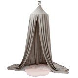 Baldachin suspendat tip cort 70x290 cm, decor camera copii, cu set montaj, gri Household NewTrend