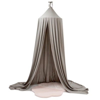 Baldachin suspendat tip cort 70x290 cm, decor camera copii, cu set montaj, gri Household NewTrend foto