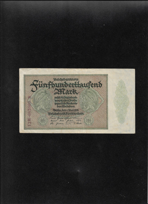 Rar! Germania 500000 500 000 marci mark 1923 seria083060