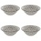 Set boluri, 8 piese, 450 ml, Portelan, Bej