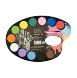 Cumpara ieftin Paleta pictura cu acuarele 12 culori si pensula