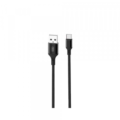 Cablu Date si Incarcare USB-A - USB-C XO Design NB143, 18W, 1m, Negru foto