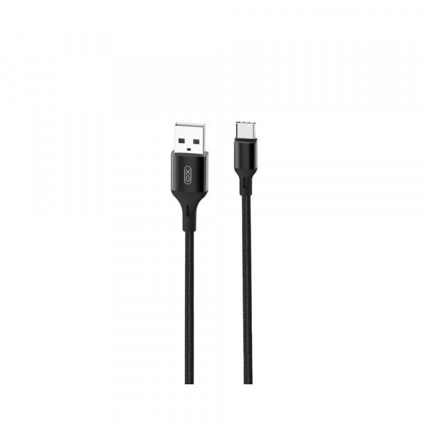 Cablu Date si Incarcare USB-A - USB-C XO Design NB143, 18W, 1m, Negru