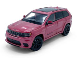 Macheta auto Jeep Grand Cherokee Trackhawk 2021 roz, lumini, sunet, directie, Tayumo