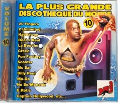 Various &lrm;&ndash; La Plus Grande Discoth&egrave;que Du Monde Vol. 10 NM / NM cd muzica euro house anii ' 90 Scorpio Franta 1995
