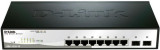 Switch D-Link DGS-1210-10, Gigabit, 8 porturi, 2 SFP