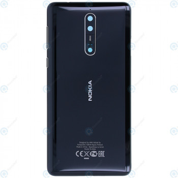 Nokia 8 Dual sim (TA-1004) Capac baterie albastru lustruit 20NB1LW0014 foto