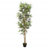 VidaXL Arbore din bambus artificial 828 de frunze 150 cm verde