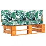 vidaXL Canapea colțar de grădină din paleți maro miere lemn pin tratat 3066600