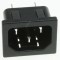 CONECTOR ALIMENTARE 250V ESPRESSOR 5232114100 DELONGHI