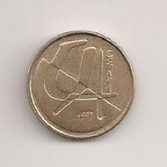 Moneda Spania - 5 Pesetas 1990