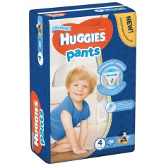 Scutece-chilotel Huggies Jumbo Pack, Nr.4, Baieti, 9-14 kg, 36 buc
