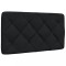 Gossi perna pentru tablie de pat, negru, 80 cm, material textil