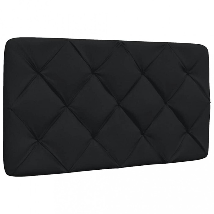Gossi perna pentru tablie de pat, negru, 80 cm, material textil